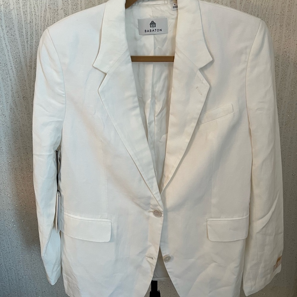Babaton Linen Agency Blazer Small